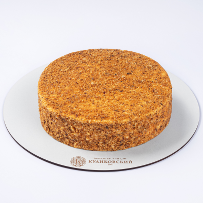 Торт "Медовик с орехами" классик (0,750кг.)